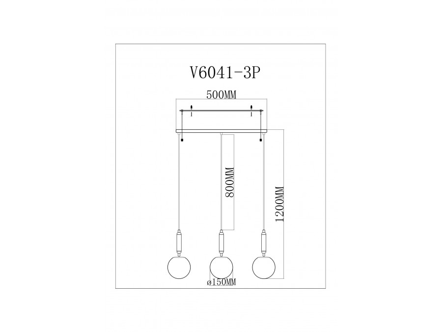 Светильник подвесной Moderli V11566-3P Scrumbel