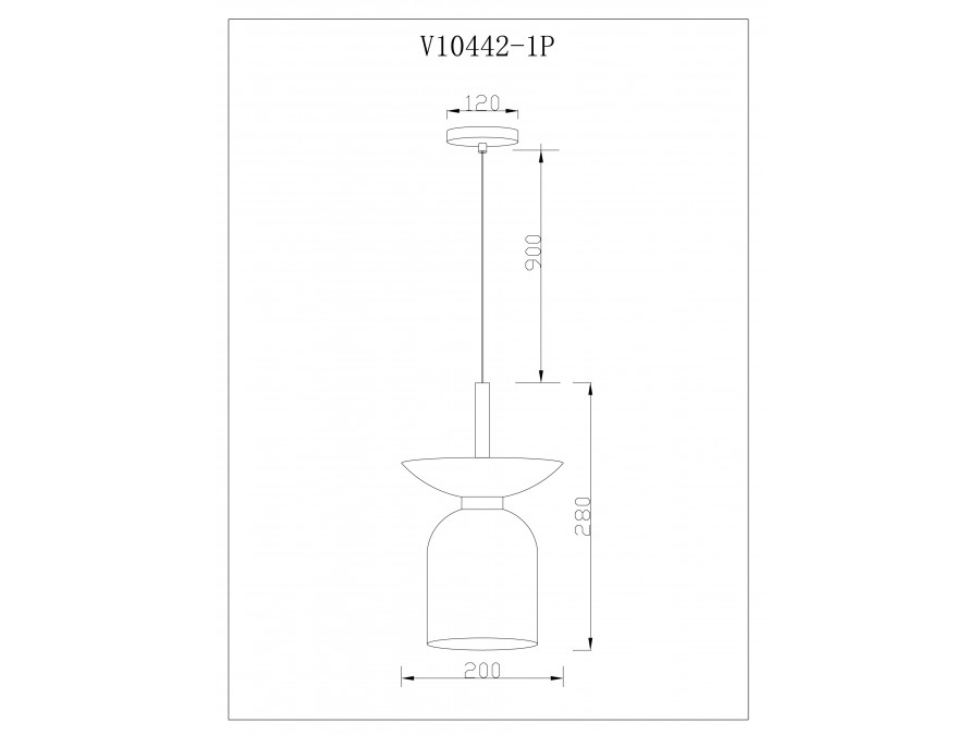Светильник подвесной Moderli V11553-1P Lecce