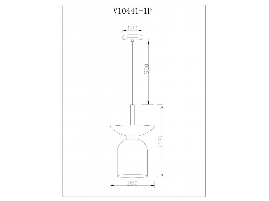 Светильник подвесной Moderli V11552-1P Lecce