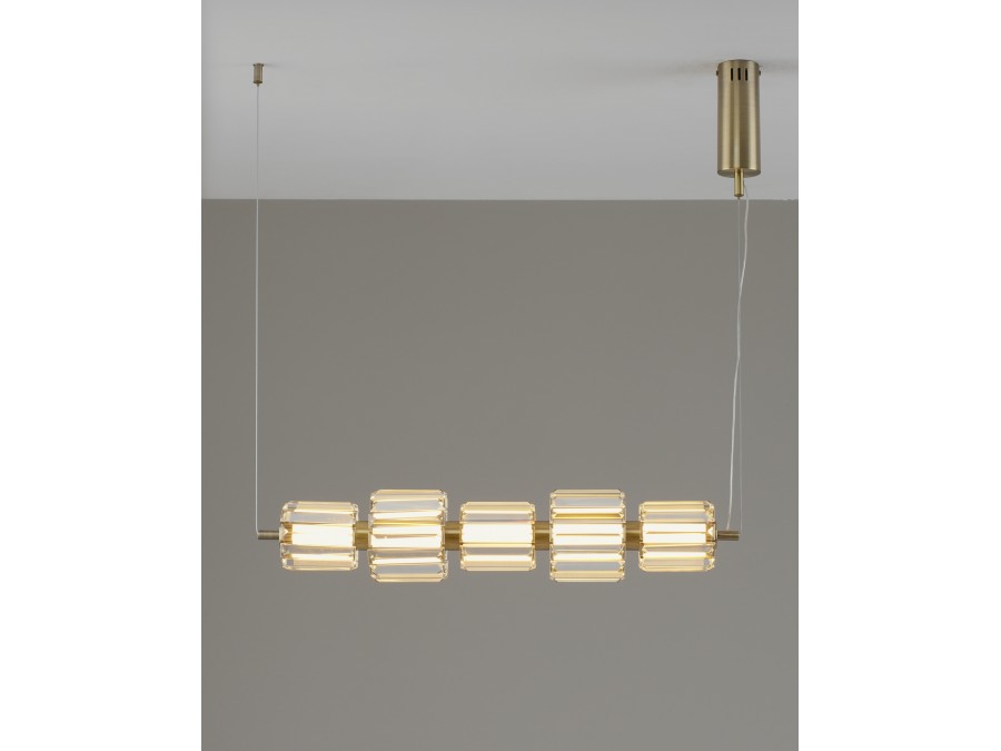 Светильник подвесной светодиодный Moderli V11715-PL Prismique