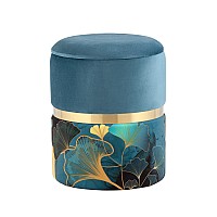 Пуф Кэрри с ящиком велюр Gingko