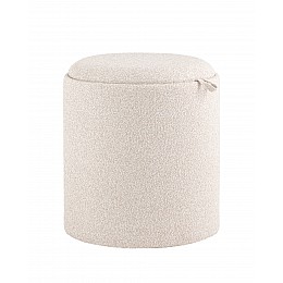 Пуф-столик с ящиком Хюгге XS букле бежевый