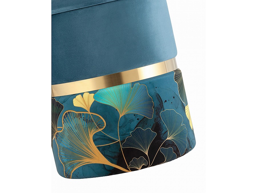 Пуф Кэрри с ящиком велюр Gingko