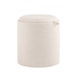 Пуф-столик с ящиком Хюгге S букле бежевый