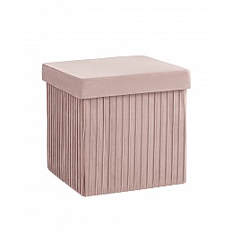 Пуф складной с ящиком Store Square пыльно-розовый