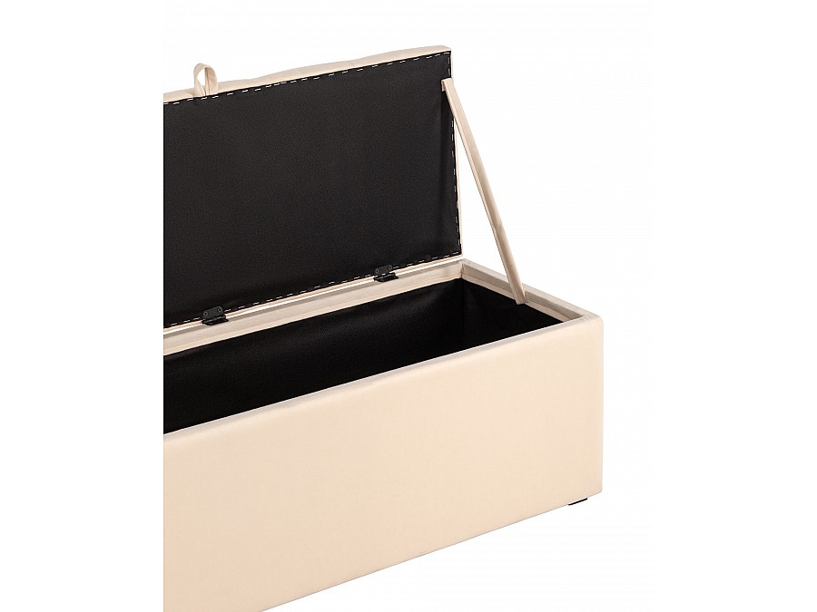 Пуф с крышкой Нильсон 2 велюр бежевый