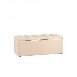 Пуф с крышкой Нильсон 2 велюр бежевый