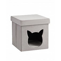 Пуф складной с ящиком Store Pet серый