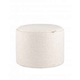 Пуф с ящиком Хюгге L букле бежевый