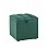 Пуф с крышкой Нильсон велюр зелёный