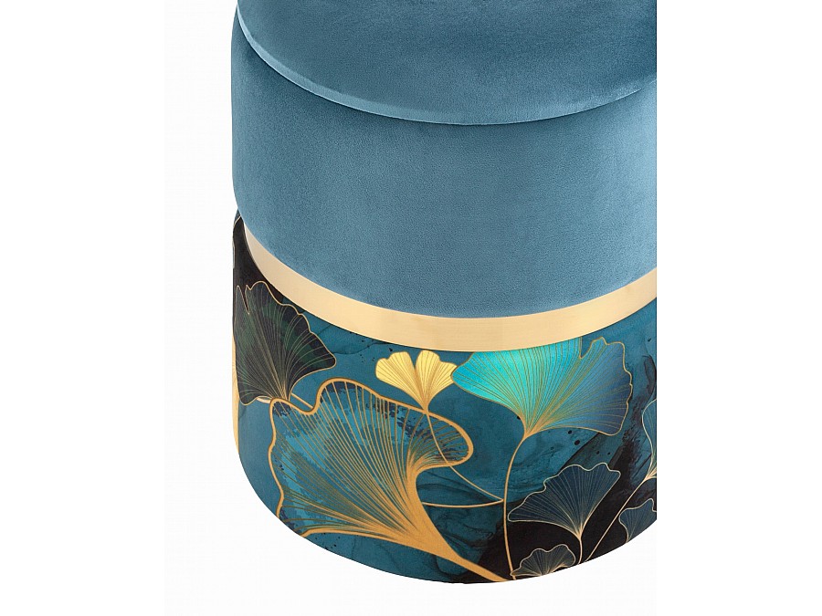 Пуф Кэрри с ящиком велюр Gingko