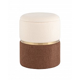 Пуф Кэрри с ящиком коричневый