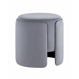 Пуф Taks велюр серый