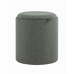 Пуф-столик с ящиком Хюгге S букле темно-серый