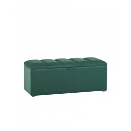 Пуф с крышкой Нильсон 2 велюр зелёный