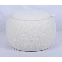 Пуф-столик Люкке с ящиком бежевый