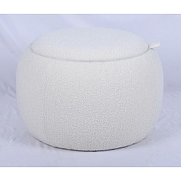 Пуф-столик Люкке с ящиком бежевый