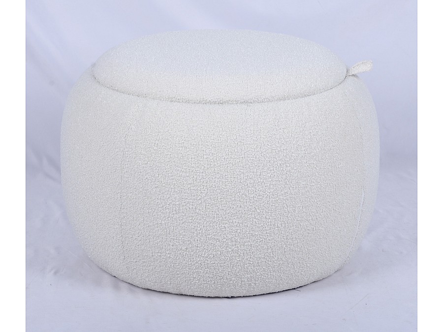 Пуф-столик Люкке с ящиком бежевый