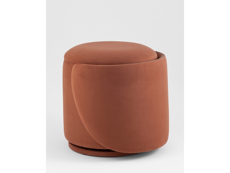 Пуф-трансформер Таунсвилл вращающийся с ящиком велюр терра