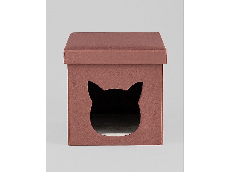 Пуф складной с ящиком Store Pet розовый