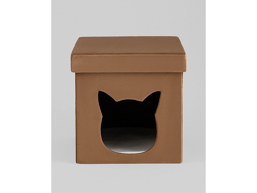 Пуф складной с ящиком Store Pet коричневый