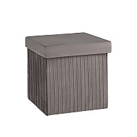 Пуф складной с ящиком Store Square антрацитовый