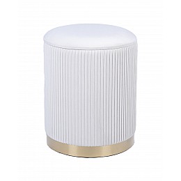 Пуф Шарлотта с ящиком велюр бежевый