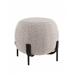 Пуф Флик new ткань букле серо-бежевый