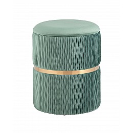 Пуф Джесси с ящиком велюр бирюзовый