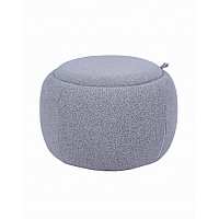 Пуф-столик Люкке с ящиком серый