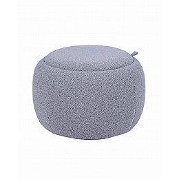 Пуф-столик Люкке с ящиком серый