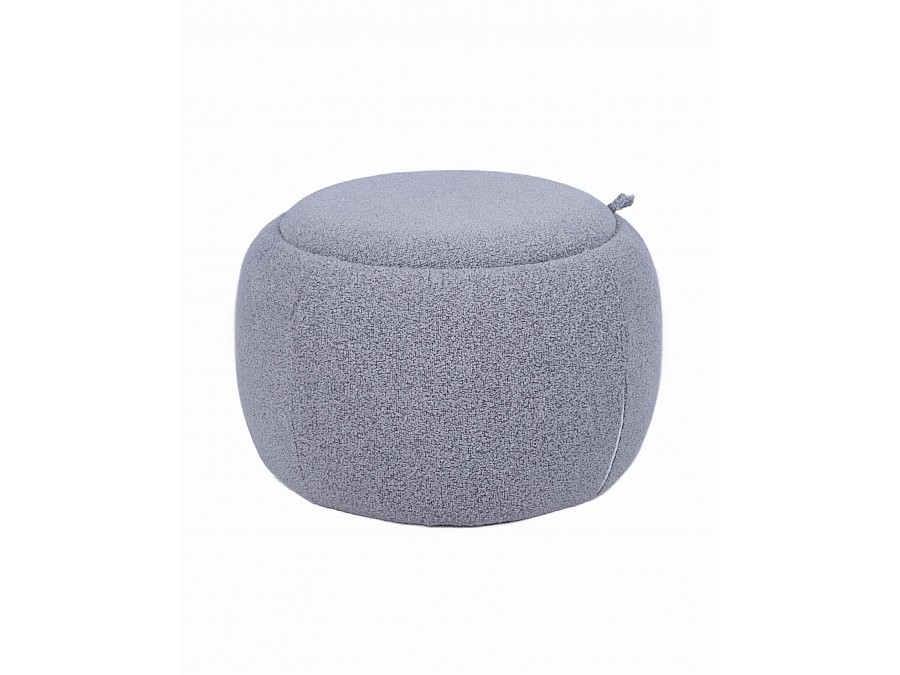 Пуф-столик Люкке с ящиком серый