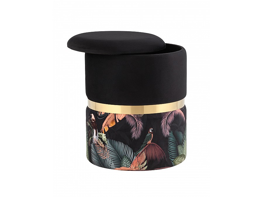 Пуф Кэрри с ящиком велюр Tropic