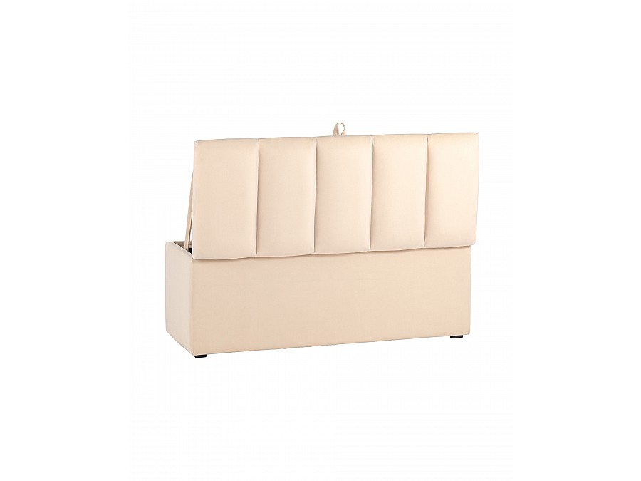 Пуф с крышкой Нильсон 2 велюр бежевый