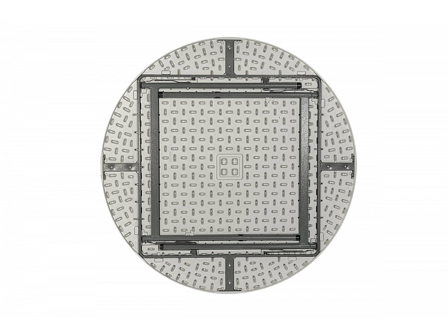 Стол круглый складной пластиковый Кейт 116