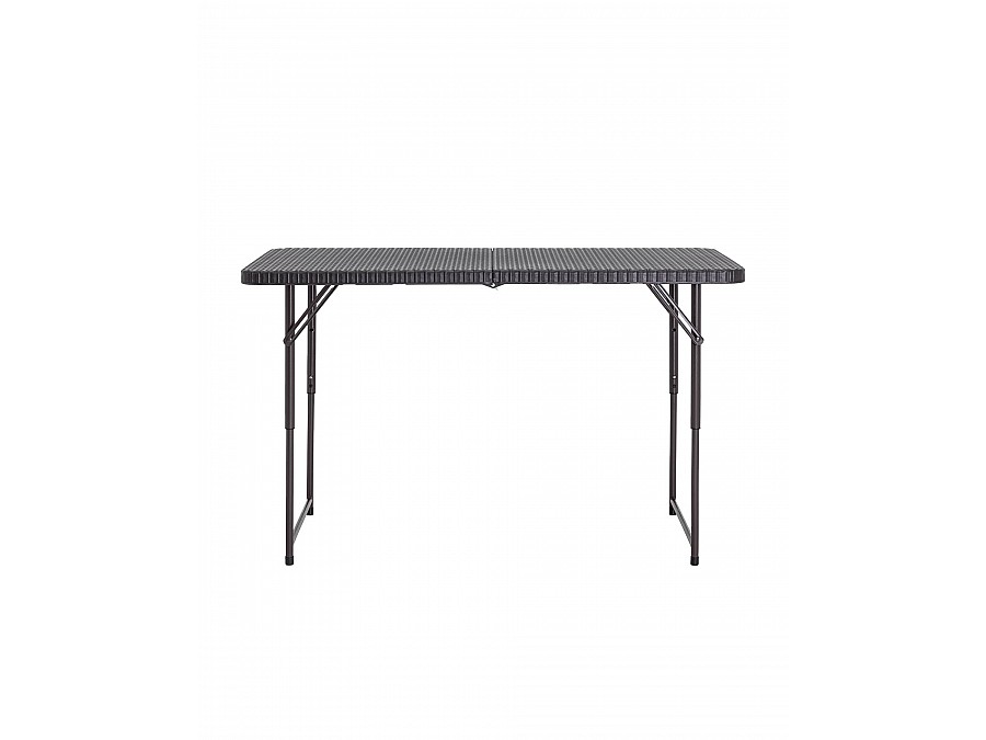 Стол складной чемодан пластиковый Кейт 120 коричневый