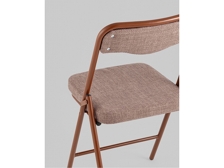 Стул складной Джонни рогожка капучино каркас капучино