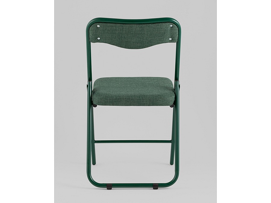 Стул складной Джонни рогожка зеленая каркас зеленый