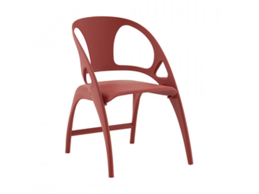 Стул складной Liara пластик бордо