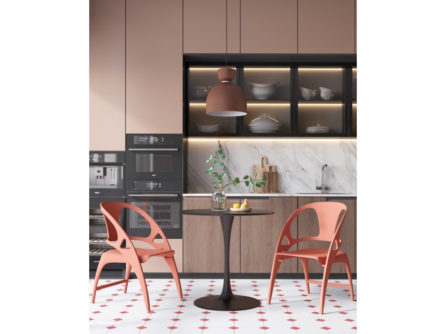 Стул складной Liara пластик бордо