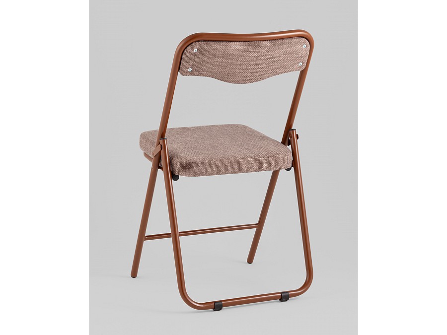 Стул складной Джонни рогожка капучино каркас капучино