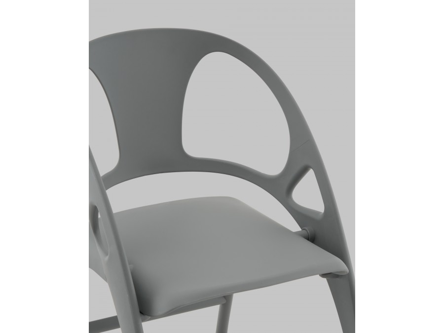 Стул складной Liara пластик серый