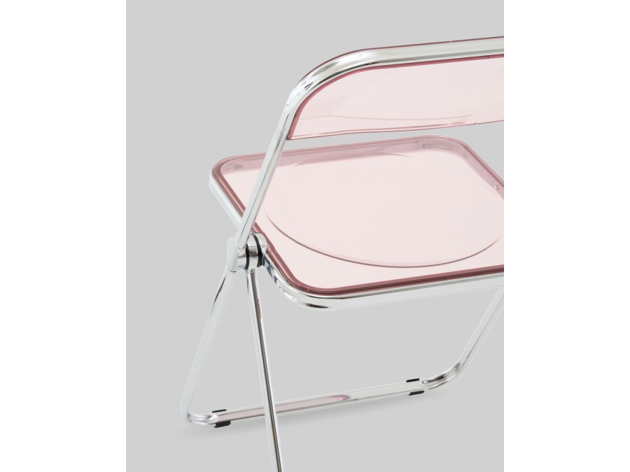Стул Fold Pink складной розовый