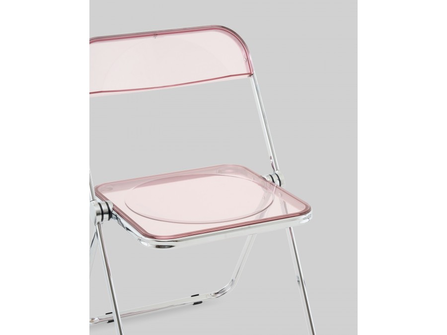 Стул Fold Pink складной розовый