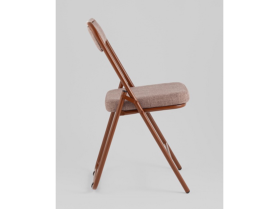 Стул складной Джонни рогожка капучино каркас капучино