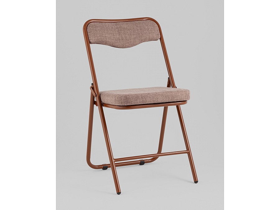 Стул складной Джонни рогожка капучино каркас капучино