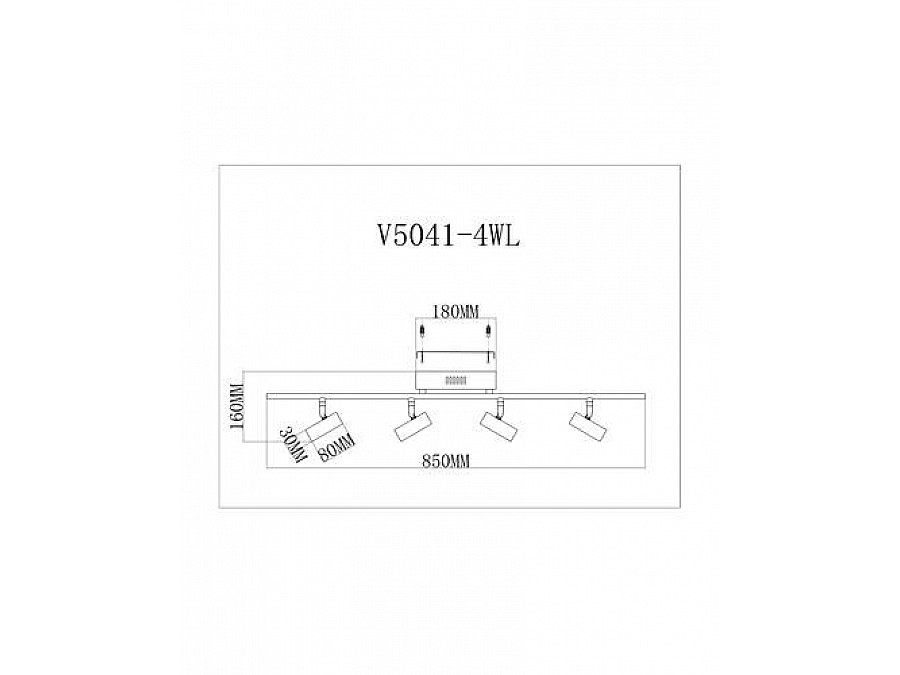 Светодиодный спот Moderli V5041-4WL Right