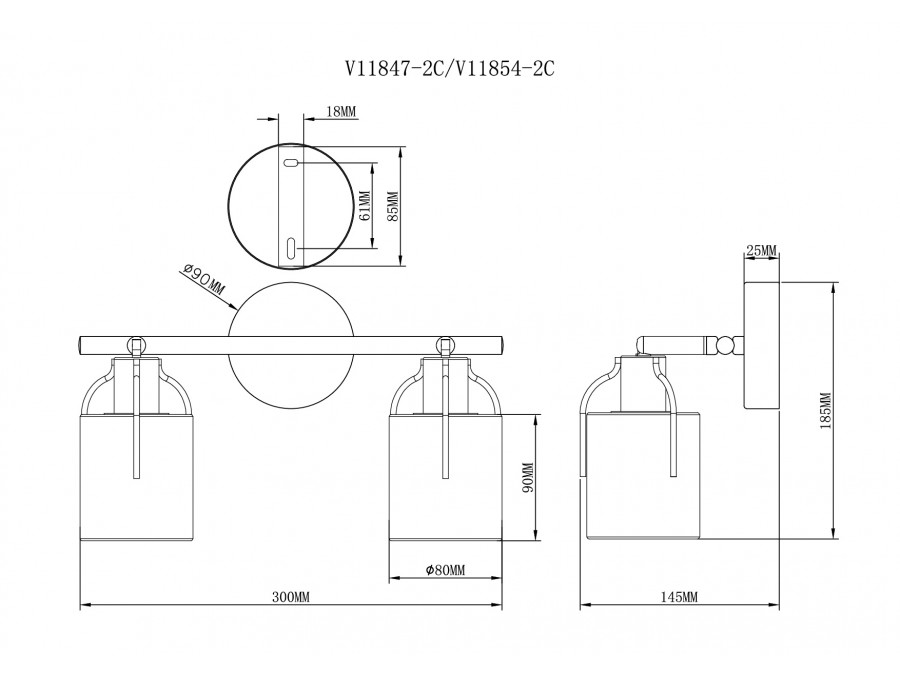 Спот Moderli V11847-2C Inari