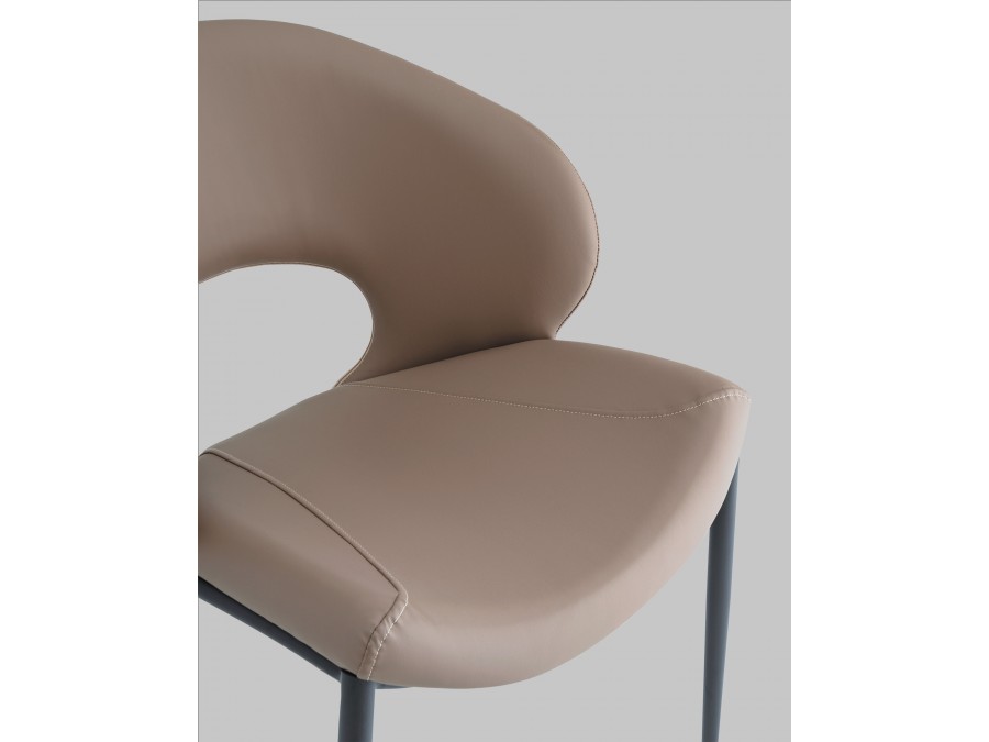 Стул Вивьен иск.кожа светло-коричневый