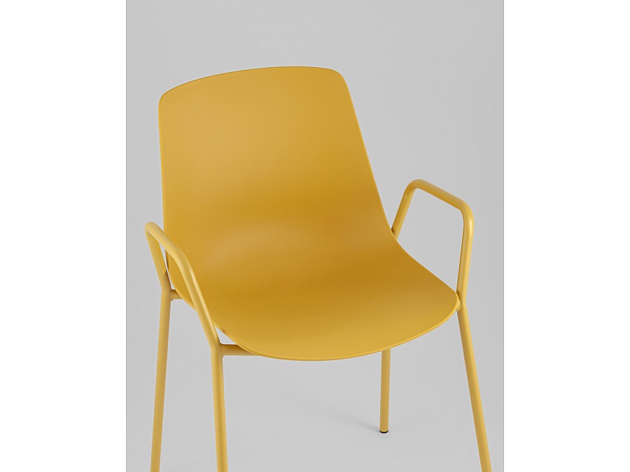 Стул Kaira пластик горчичный